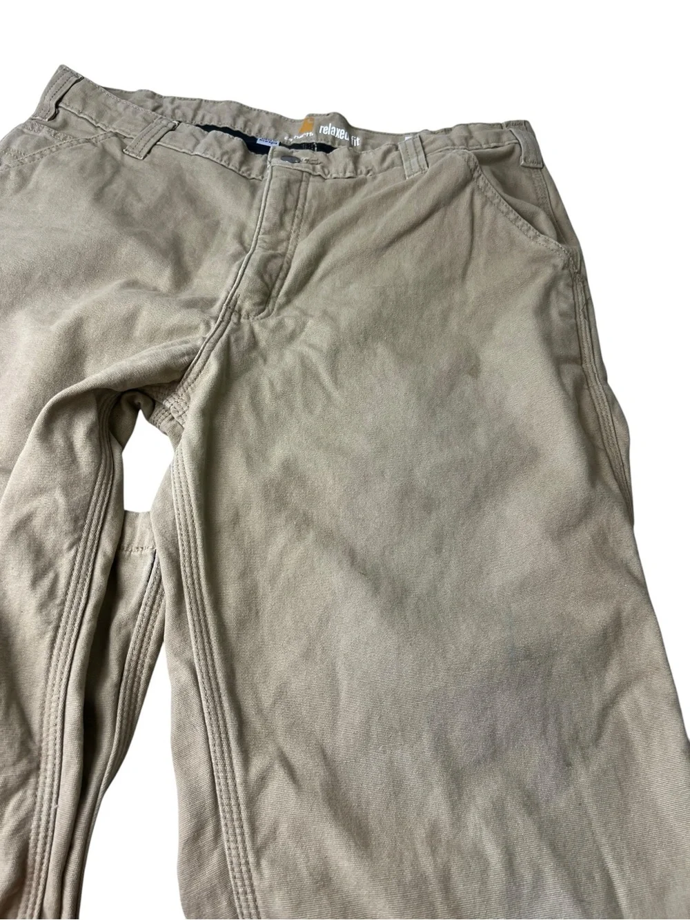 Carhartt Canvas 36X36 Lined Tan Mens Work/Outdoor Gorpcore Pants
